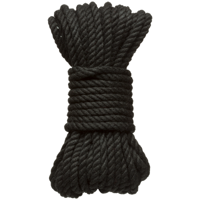 Bind and Tie - 6mm Hemp Bondage Rope - 30 ft - Black