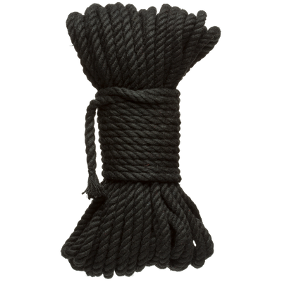 Bind and Tie - 6mm Hemp Bondage Rope - 50 ft - Black