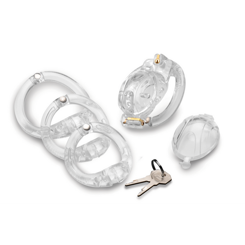 Double Lockdown - Lockable Adjustable Chastity Cage
