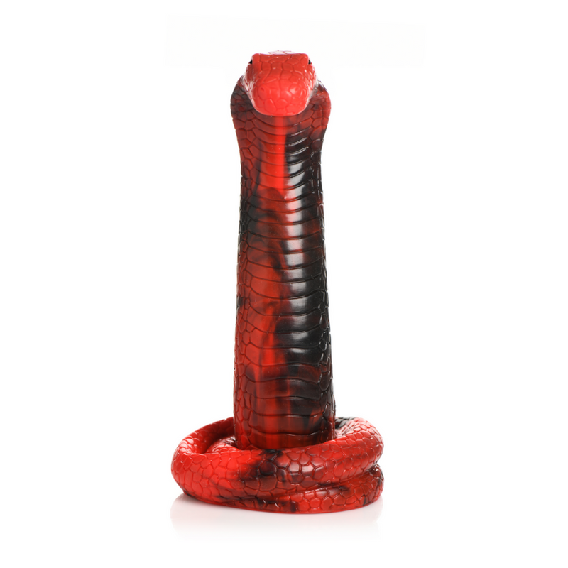 King Cobra - Silicone Dildo - Red