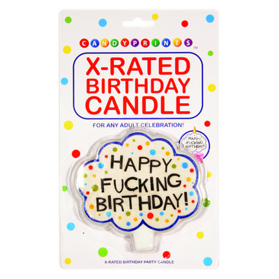 X-Rated Birthday - Candle