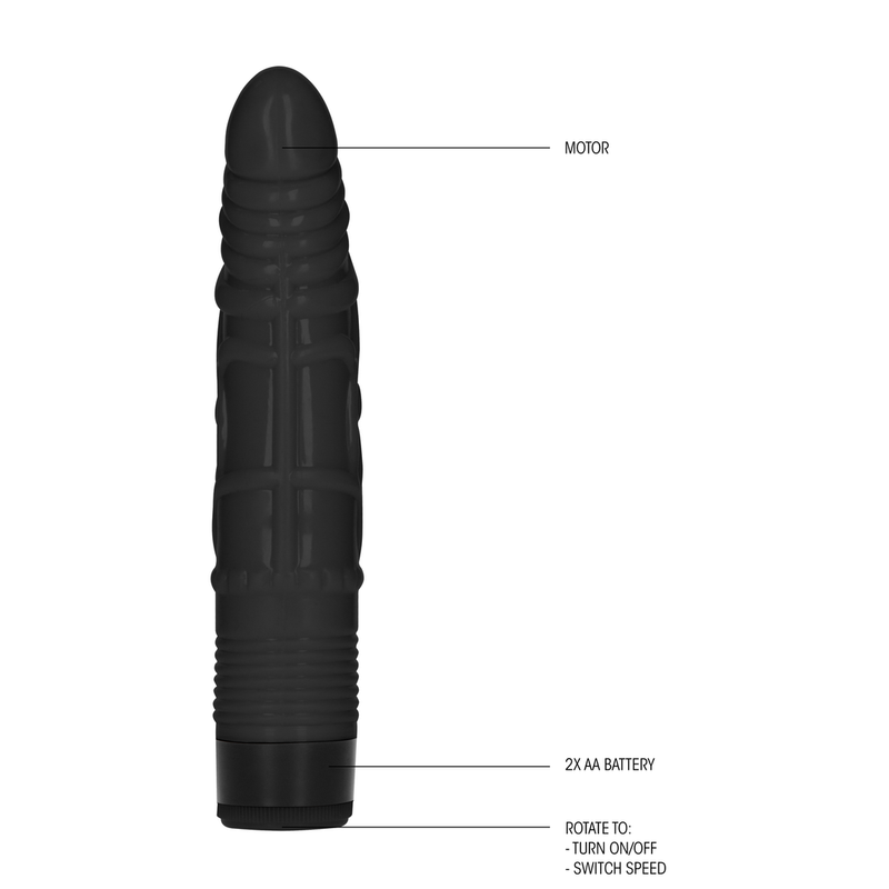 Slight Realistic Dildo Vibrator - 8 / 20 cm