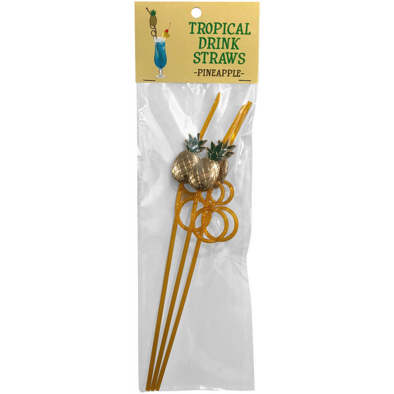 Tropical Drinking Straw - Pineapple