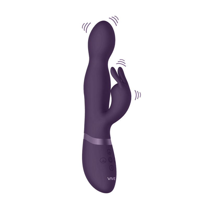 Niva - Rotating Rabbit Vibrator - Purple