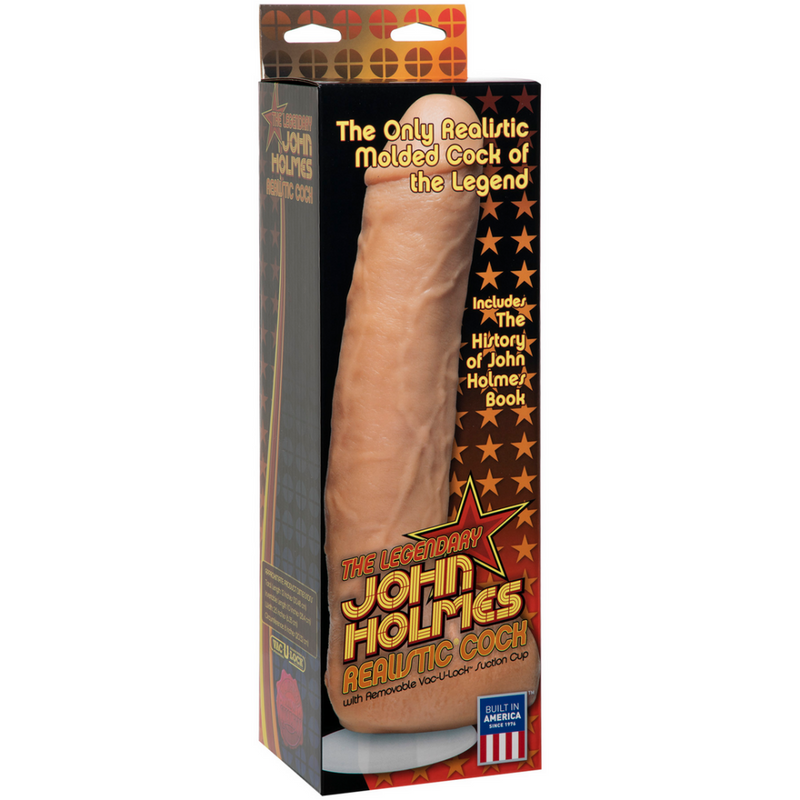 John Holmes - Realistic Dildo with Vac-U-Lock Suction Cup