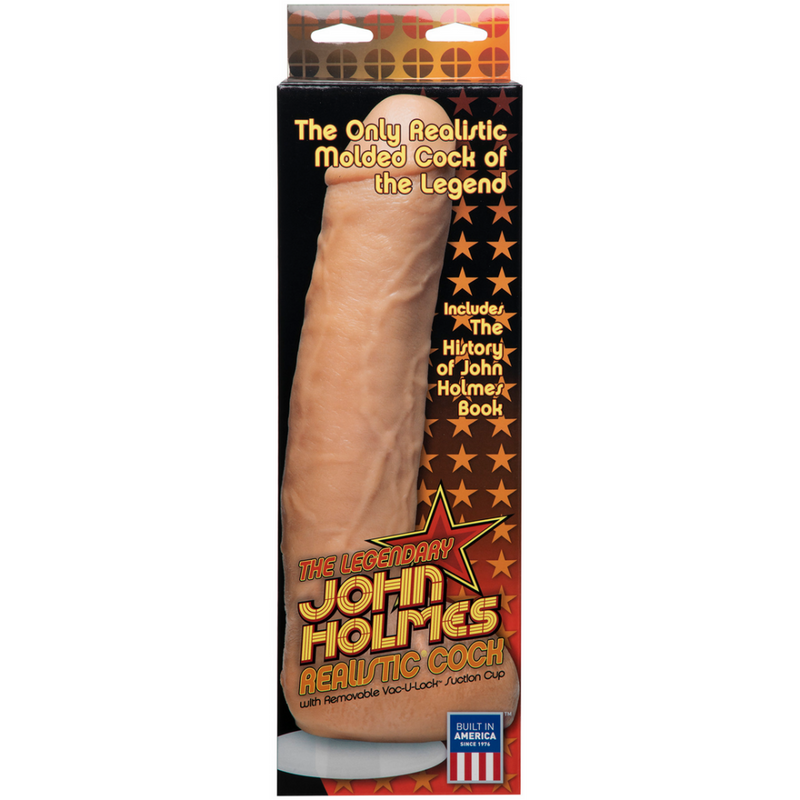 John Holmes - Realistic Dildo with Vac-U-Lock Suction Cup