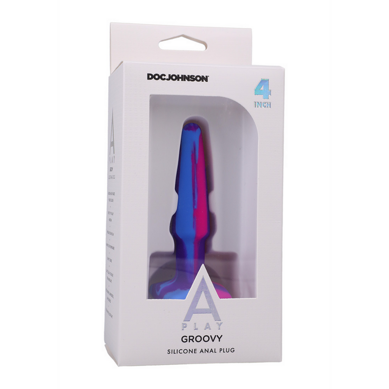 Groovy - Silicone Anal Plug - 4'' / 10 cm