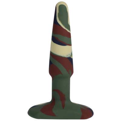 Groovy - Silicone Anal Plug - 4 / 10 cm - Camouflage