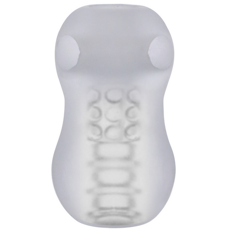 GoodHead - Helping Head Pro - Vibrating Masturbator Sleeve - Frost