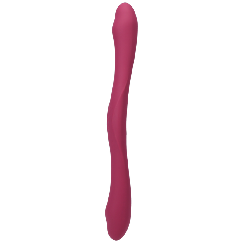 Duet - Double Ended Vibrator with Wireless Remote - Berry