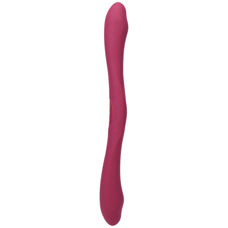 Duet - Double Ended Vibrator with Wireless Remote - Berry