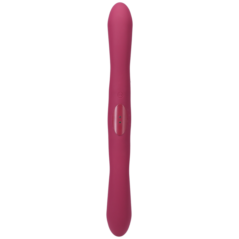 Duet - Double Ended Vibrator with Wireless Remote - Berry