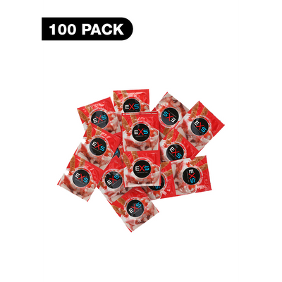EXS Strawberry - Condoms - 100 Pieces