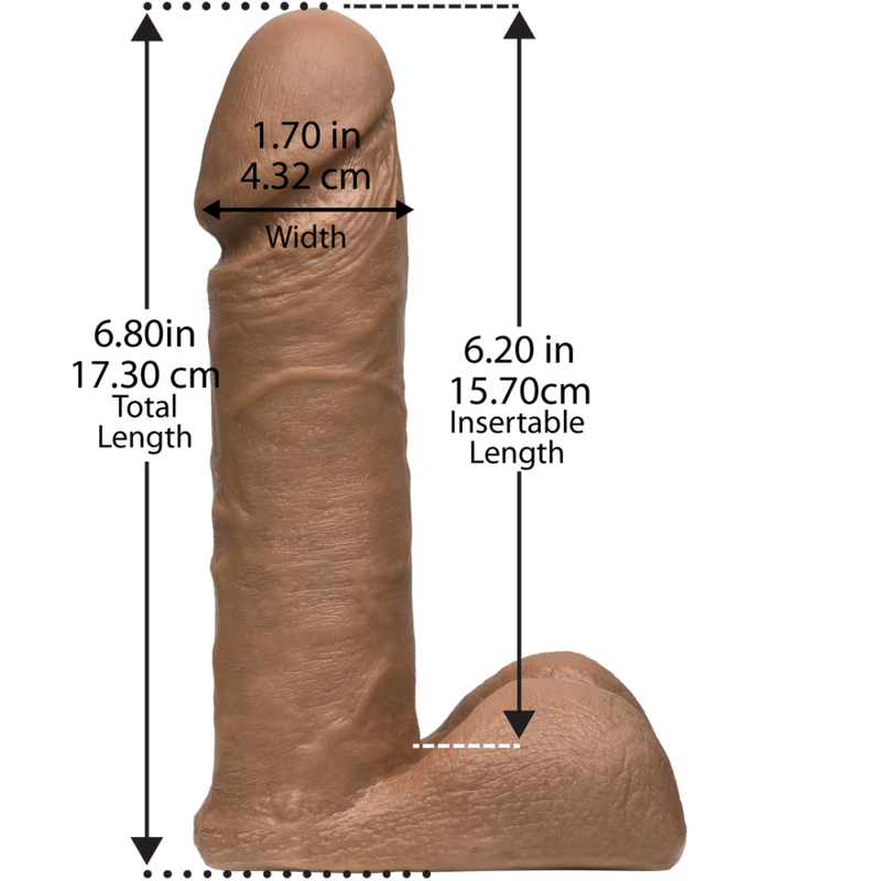 UR3 Cock - 6 / 16 cm - Brown