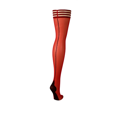 Monica - Thigh High - D - Red