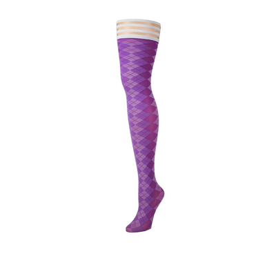 Par 4 - Thigh High - D - Purple