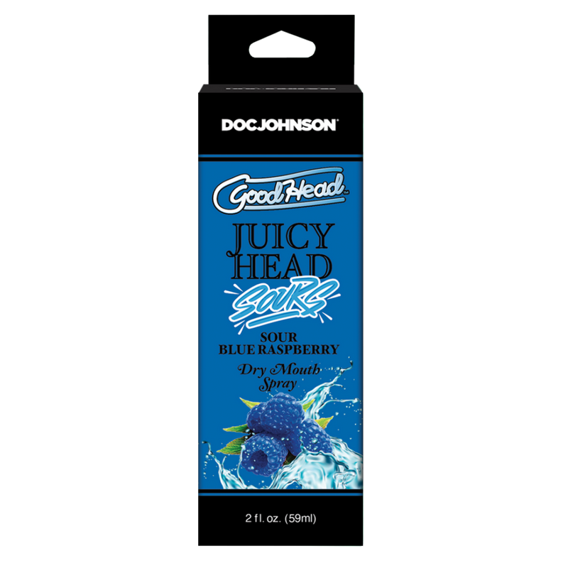 Juicy Head - Dry Mouth Spray - Sour Blue Raspberry - 2 fl oz / 60 ml