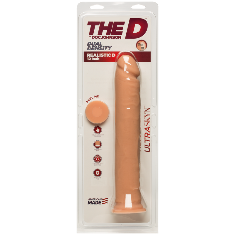 Realistic D - Realistic ULTRASKYN Dildo - 12 / 30 cm