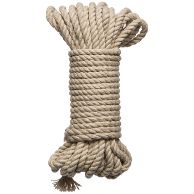 Bind and Tie - 6mm Hemp Bondage Rope - 30 ft - Natural
