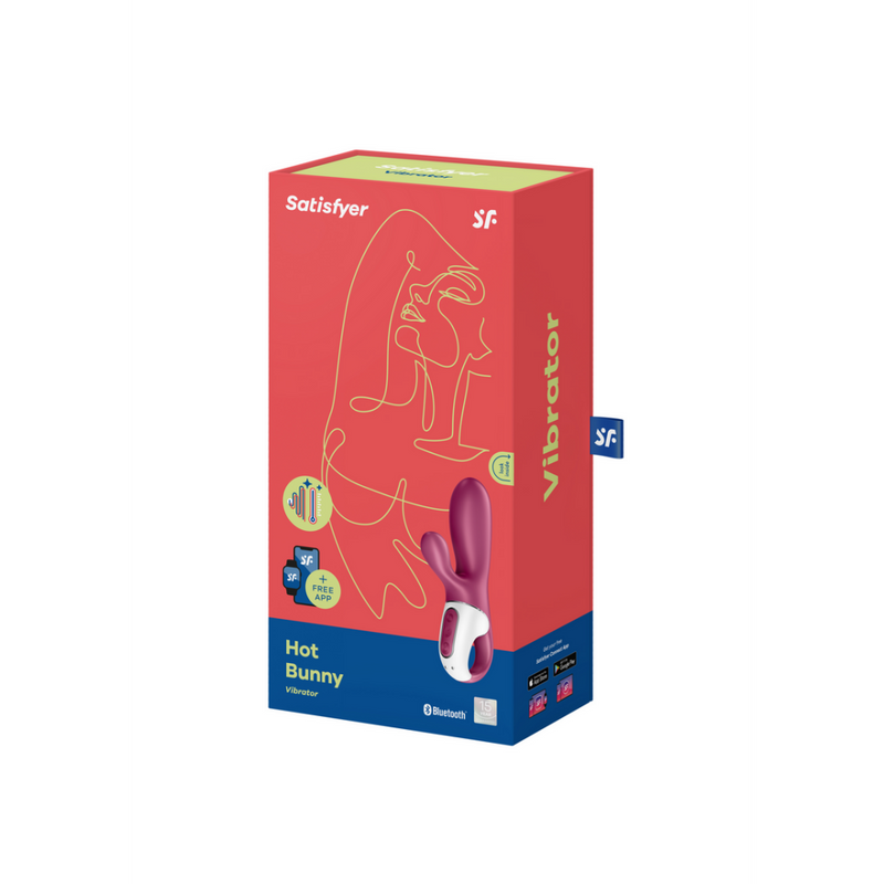 Hot Bunny - Warming Rabbit Vibrator - Berry