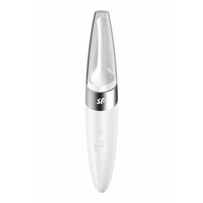 Twirling Delight - Tip Vibrator - White