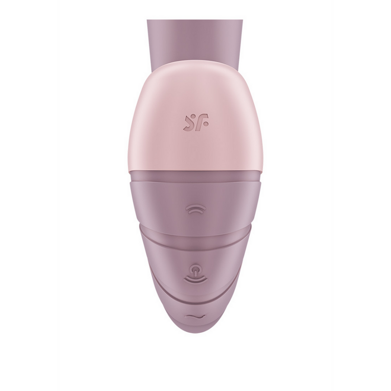 Supernova - Insertable Double Air Pulse Vibrator - Old Rose