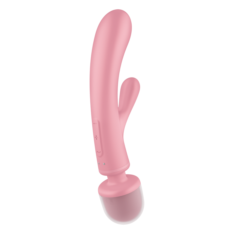 Triple Lover - Hybrid Wand Vibrator - Pink