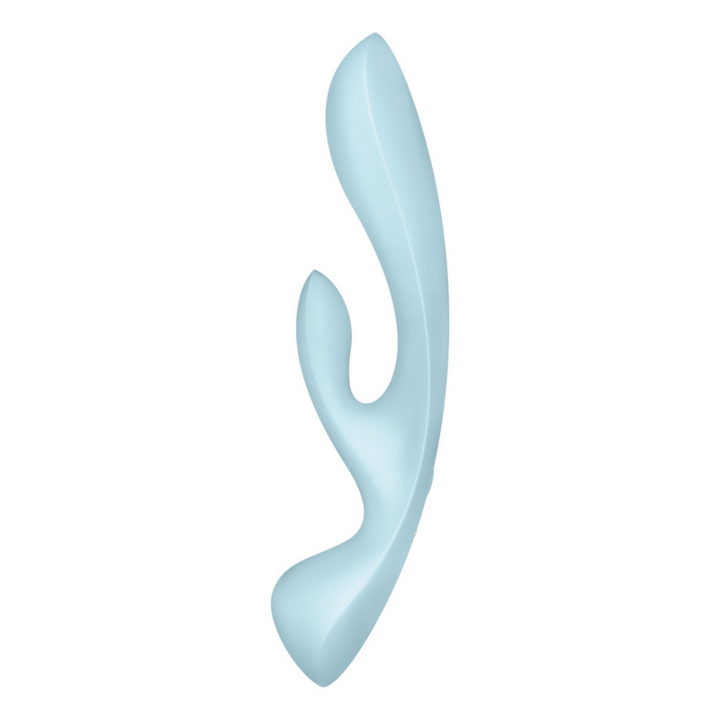 Triple Oh - Rabbit Vibrator - Light Blue