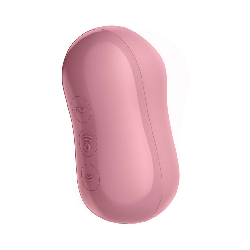 Cotton Candy - Double Air Pulse Vibrator - Light Red