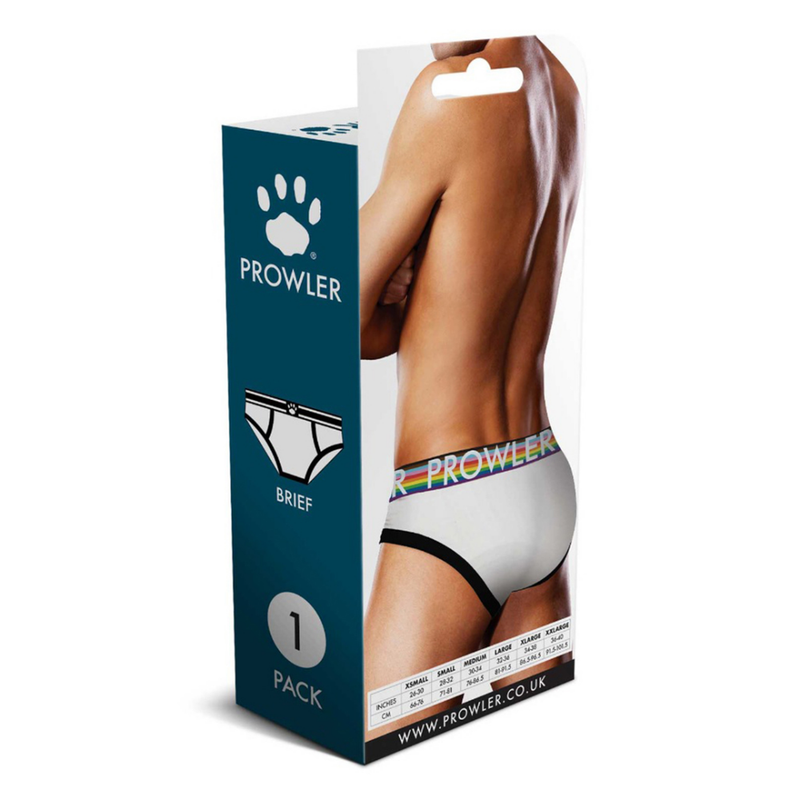 Oversized Paw Brief - S - White