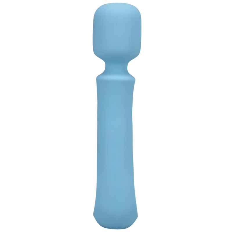 Euphoria - Rechargeable Silicone Wand Vibe - Blue