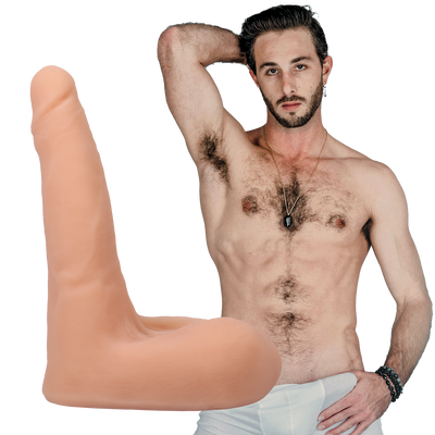 Lucas Frost - Realistic ULTRASKYN Dildo - 7 / 18 cm - Vanilla