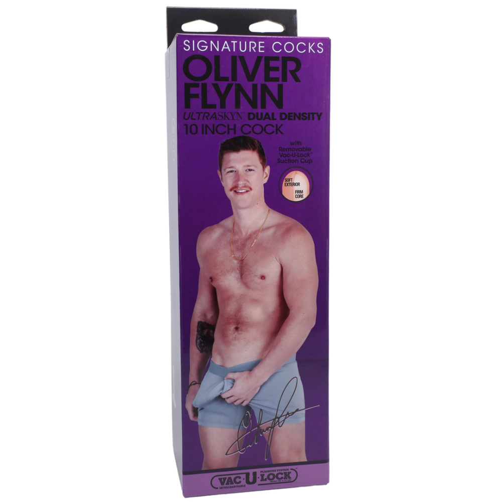 Oliver Flynn - Realistic ULTRASKYN Dildo - 10 / 25 cm - Vanilla