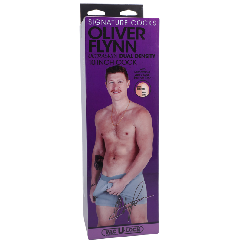 Oliver Flynn - Realistic ULTRASKYN Dildo - 10 / 25 cm - Vanilla