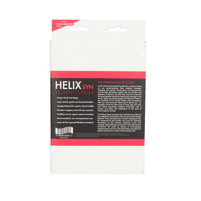Helix Syn Trident - Male G-Spot Stimulator - Black