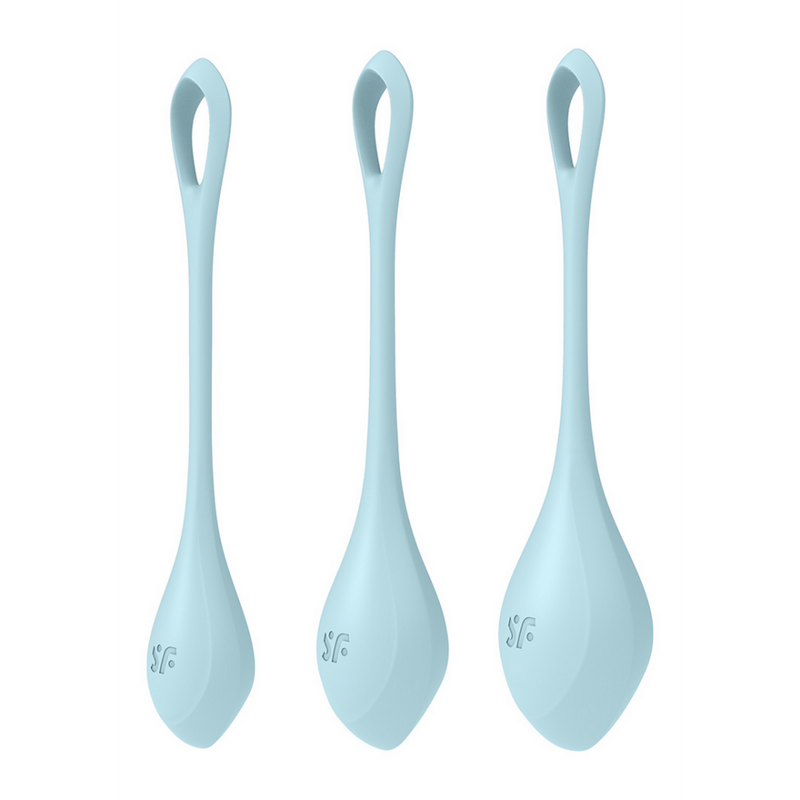 Yoni Power 2 - Kegel Balls Set - Light Blue