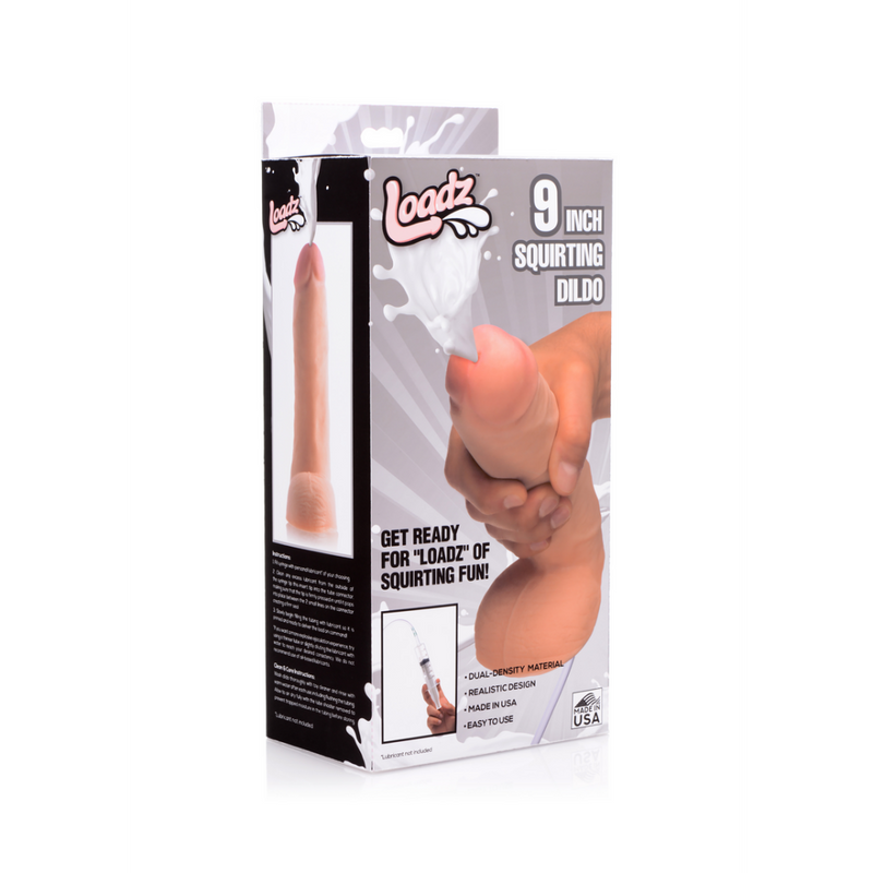 Realistic Dual Density Squirting Dildo - 7 / 18 cm