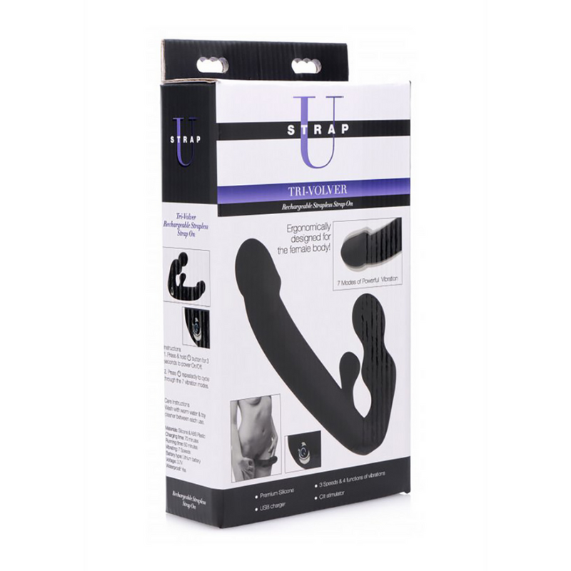 Tri-Volver - Rechargeable Strapless Strap-On