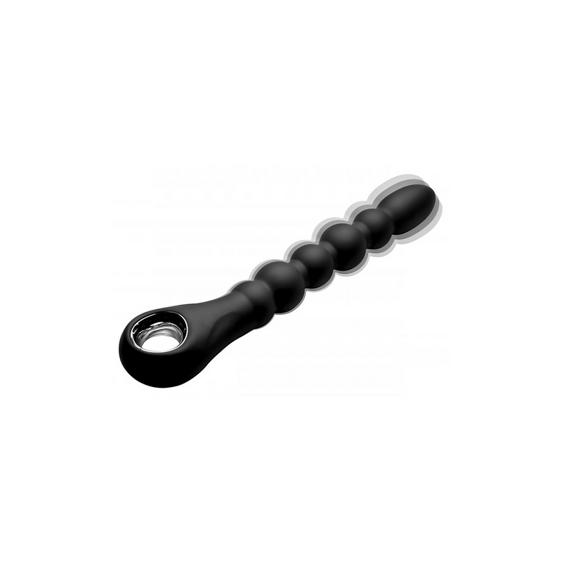 Dark Scepter - Vibrating Silicone Anal Beads