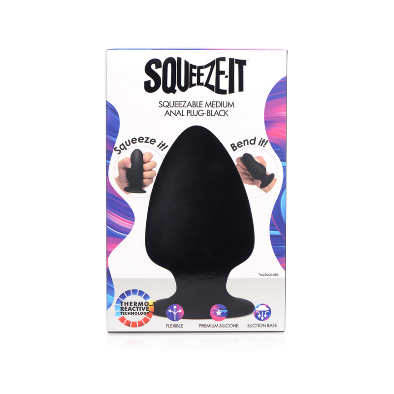 Squeezable Anal Plug - Medium