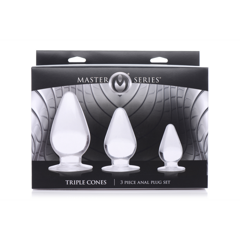 Triple Cones - Anal Plug Set - 3 Pieces