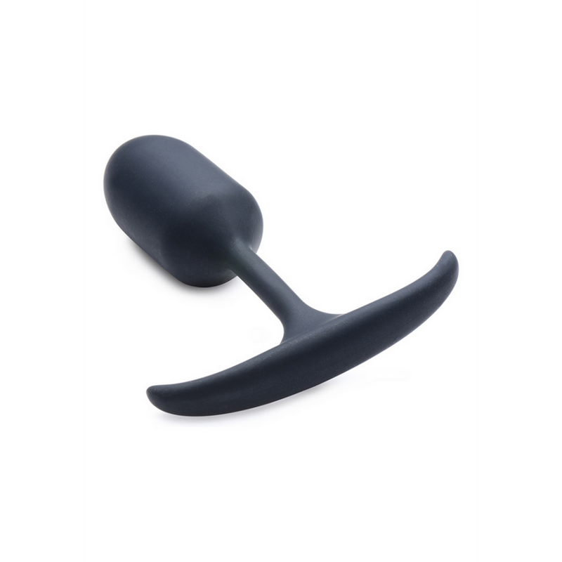 Premium Silicone Weighted Anal Plug - Small