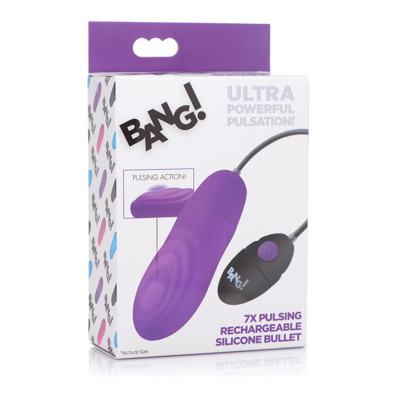 Pulsating Rechargeable Silicone Bullet