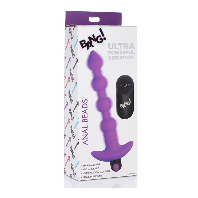 Vibrating Silicone Anal Beads and Remote Control