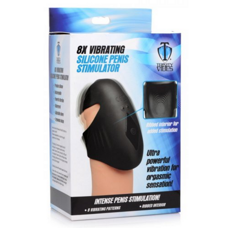 Vibrating Silicone Penis Sleeve