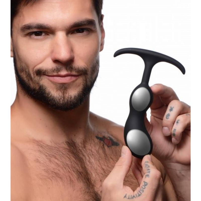 Premium Silicone Weighted Prostate Plug - Medium