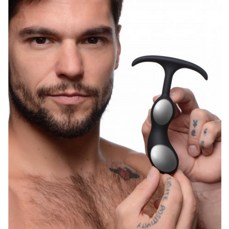 Premium Silicone Weighted Prostate Plug - Small