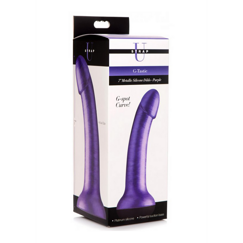 G-Tastic - Metal Silicone Dildo - 7 / 17,8 cm