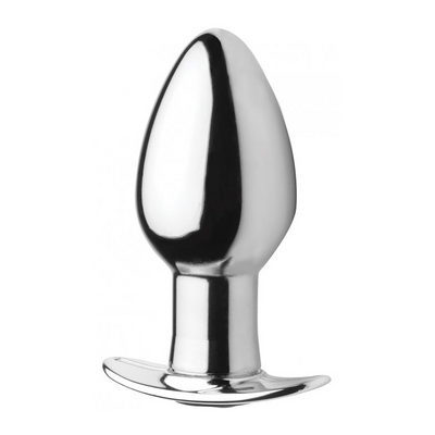 Chrome Blast - Rechargeable Butt Plug - Large