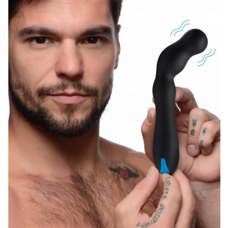 Prostate Vibrator with Silicone Beads